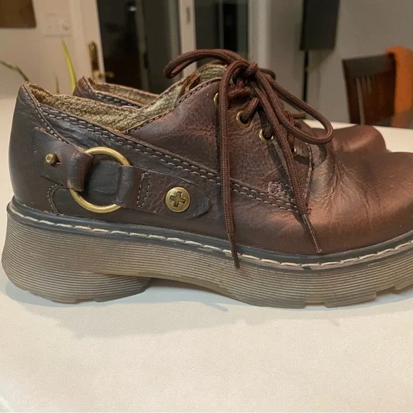 DR. MARTENS DOCS SIGMA LEATHER SHOE RARE CHUNKY SZ 39 US 8 L  GUC - Picture 14 of 16